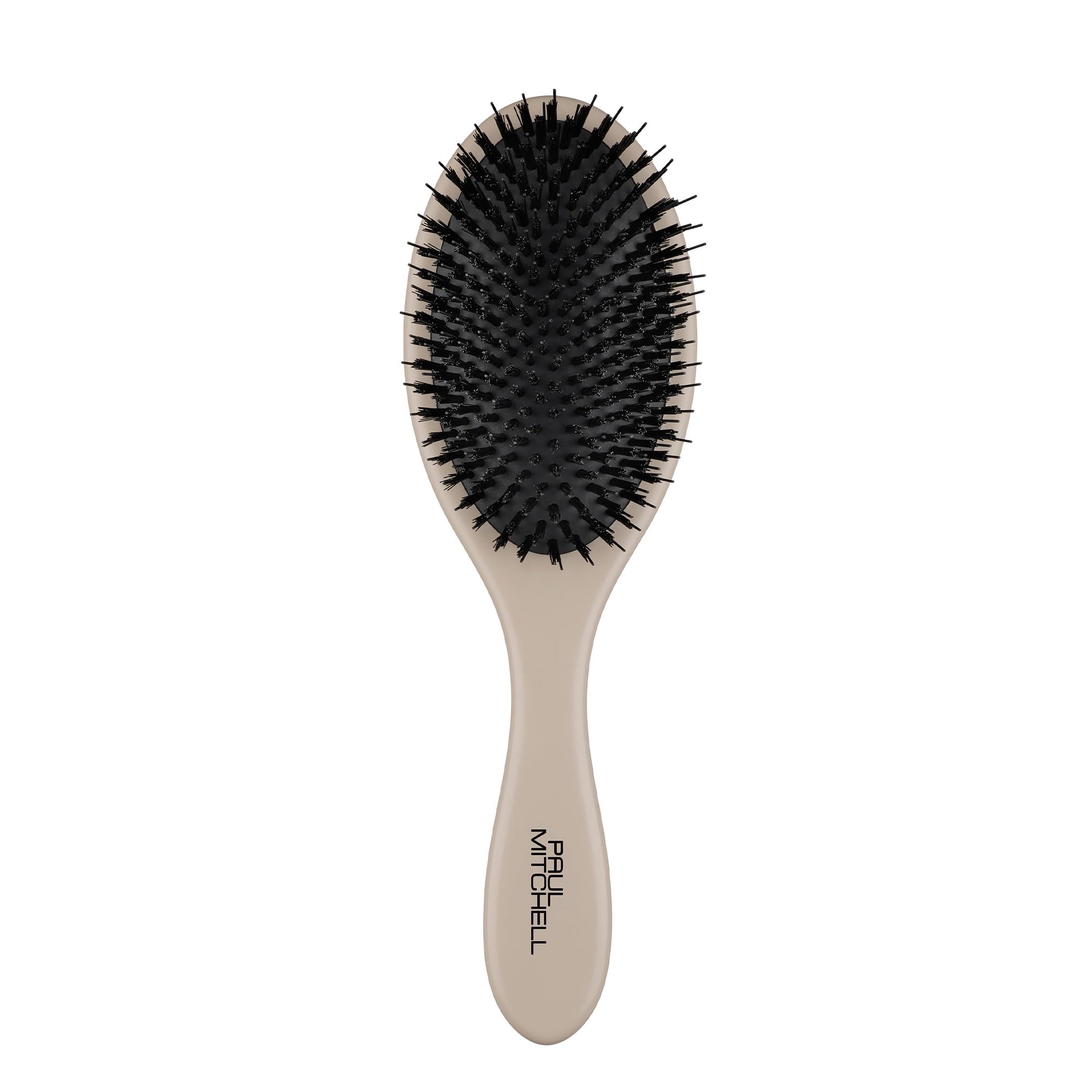 Paul Mitchell Dressing Hair Brush, Vegan Boar Bristles For Frizz Control + Boosting Shine, All Hair Types, Taupe, Made of 100% Recycled Plastic