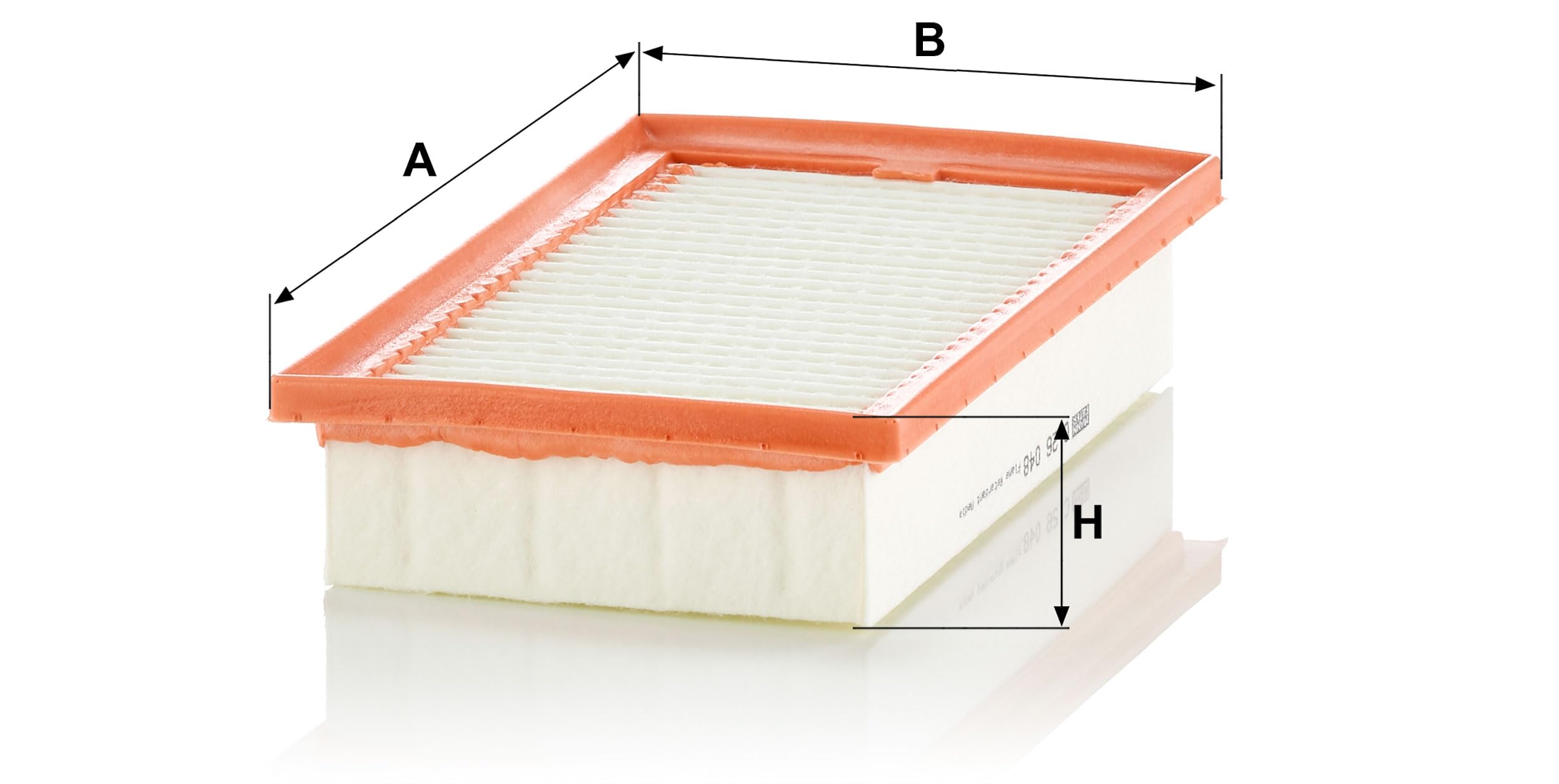 MANN-FILTER C 2548 Filtro Aria Auto - Per Autovetture E Veicoli Commerciali, Dimensioni 247x197x58 Mm, Alta Qualità Primo Equipaggiamento