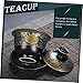 VALICLUD Taza De Té Sopera De Cerámica Chino Decorativa Para Ceremonia Del Té Para Familia y Amigos Imagen de VALICLUD Taza De Té Sopera De Cerámica Chino Decorativa Para Ceremonia Del Té Para Familia y Amigos