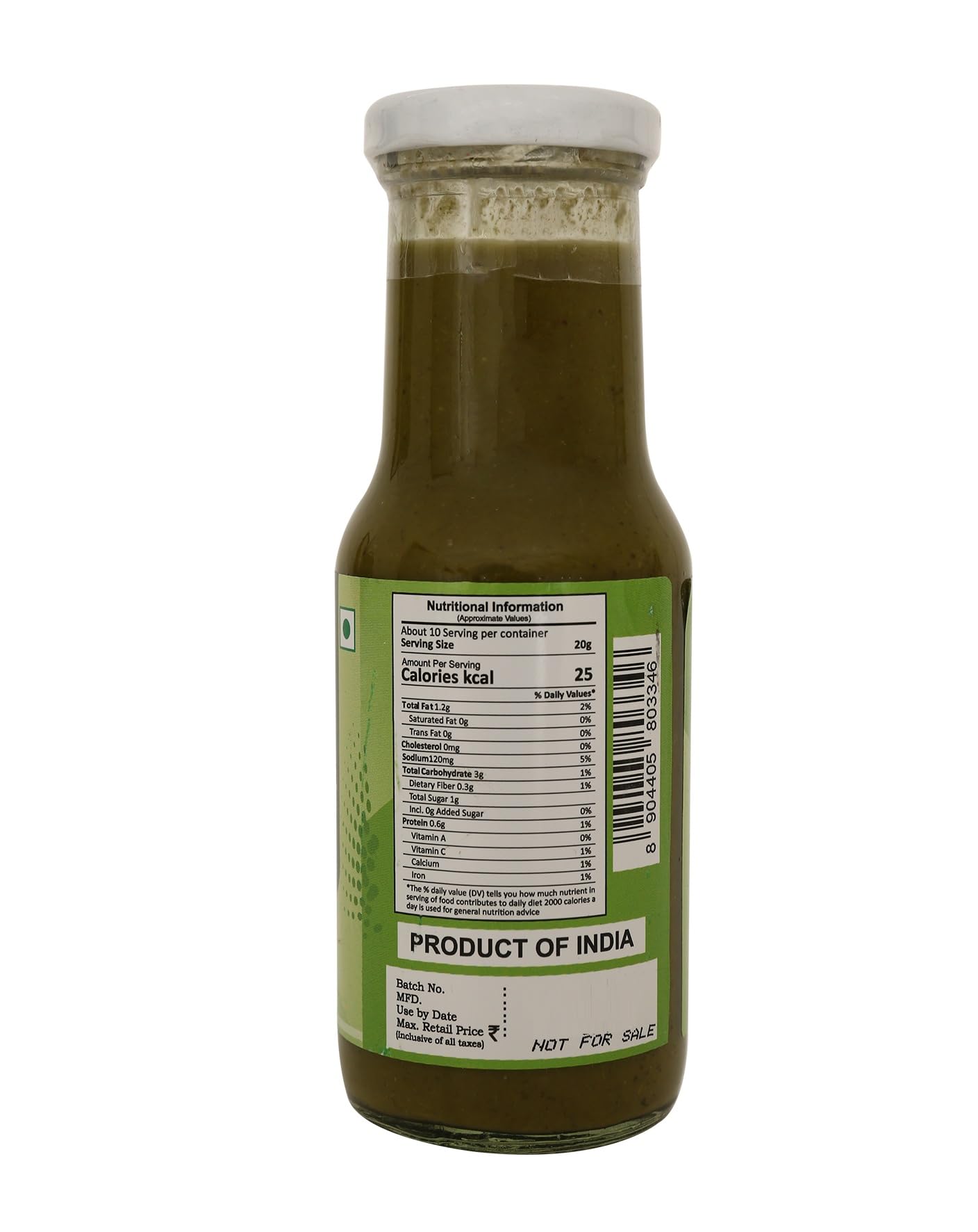 Chokhi Dhani Mint & Coriander Chutney β Dhaniya Pudina Green Chutney for Samosa, Chaat, Sandwich & Snacks | Tangy Fresh Indian Dip | Size 210g, Pack of 2 3
