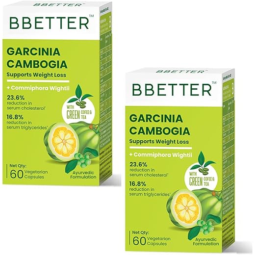 BBETTER Garcinia Cambogia Capsules 120 Veg