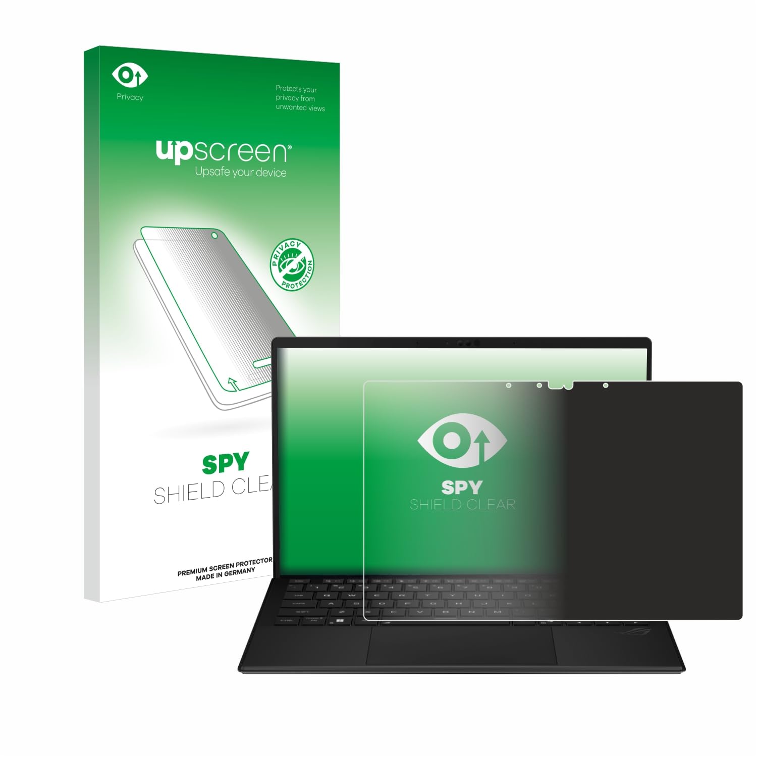 upscreen Pellicola Privacy per ASUS ROG Flow Z13 2025 | , Anti-Spy Protezione Schermo Made in Germany, Anti-Spia Privacy Screen Protector Chiara