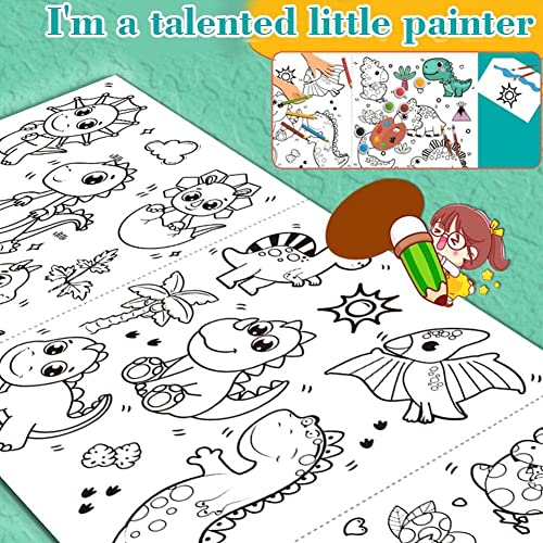 Children Coloring Paper Graffiti Scroll Coloring Painting Paper Christmas Set 29.5X89Cm Roll Painting Wall Coloring Pages Paper #TOP4