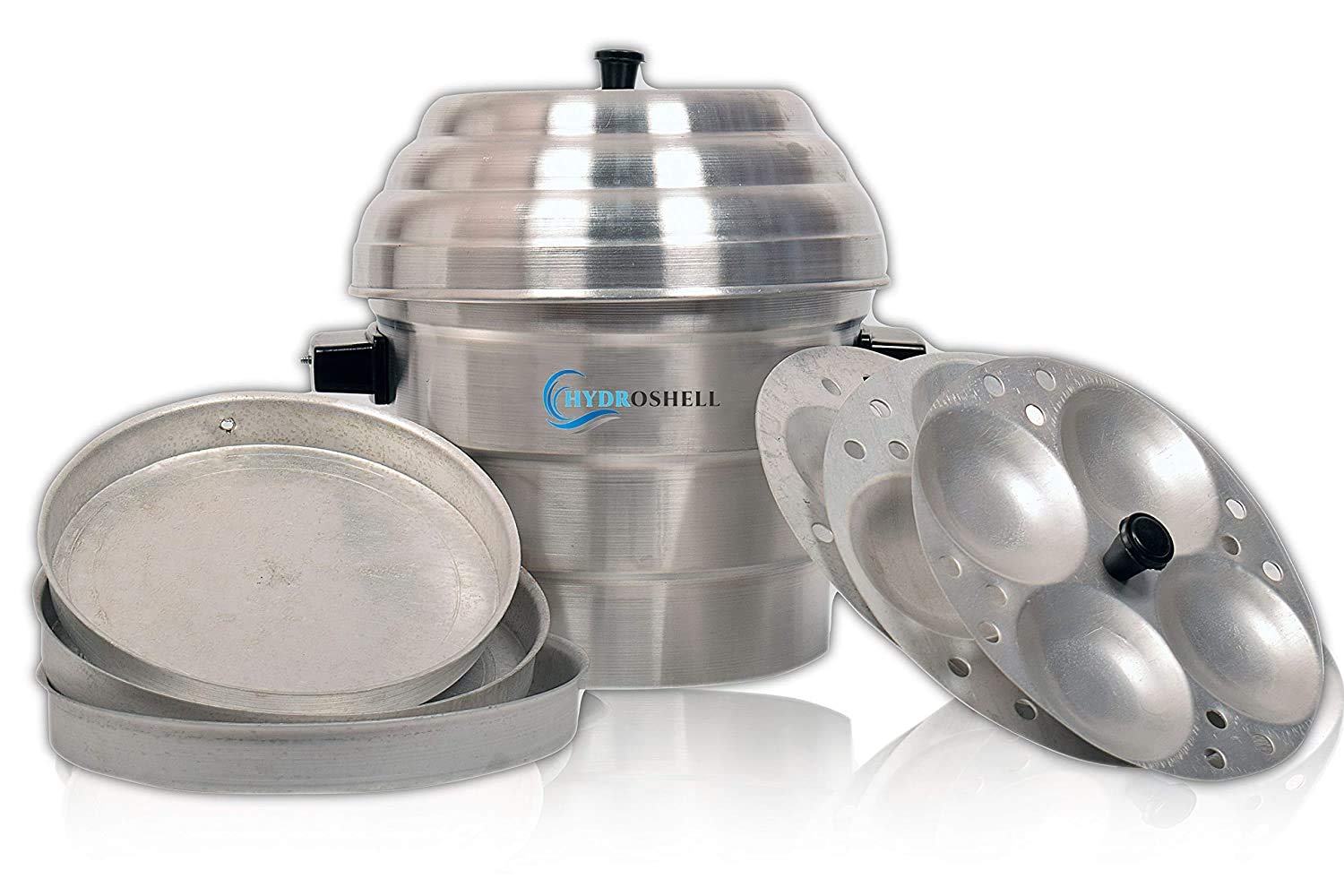 Buy Hydroshell Stainless Steel Idli Cooker 4 Plate 16 Idli Maker Idli