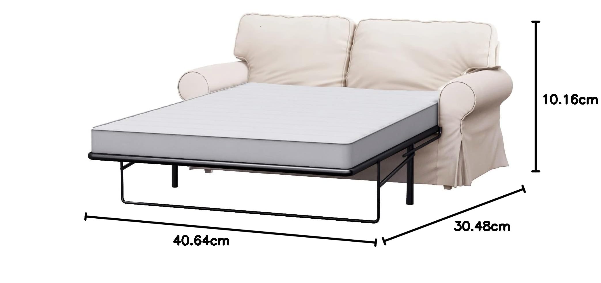 Amazon.co.jp: Ektorp 2人掛けソファベッドカバー 交換用 IKEA Ektorp