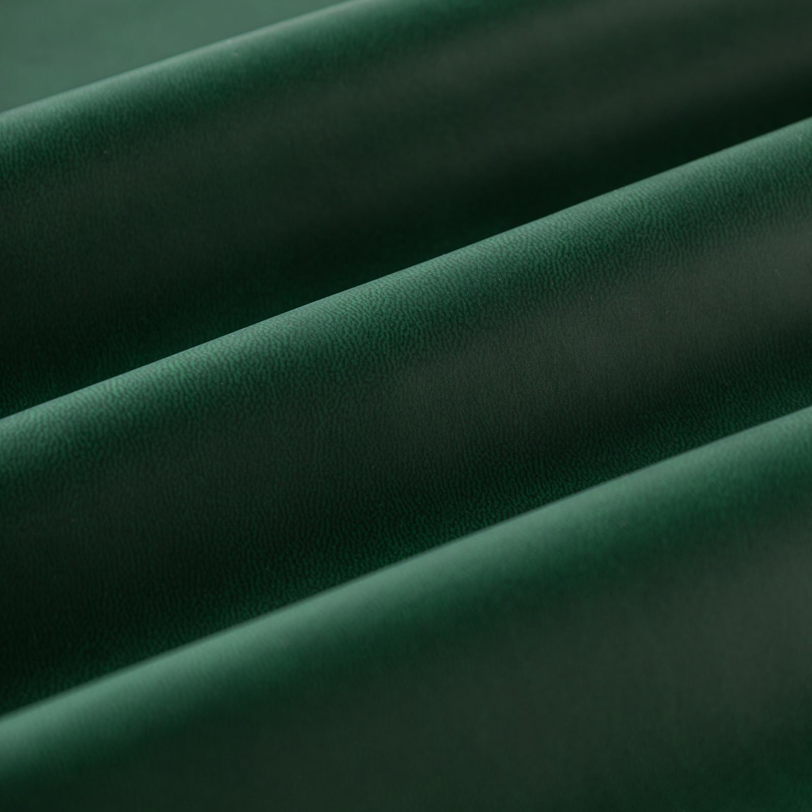 Wooqu PU Leather Book Cloth, Polyurethane Coated and Non-Woven Base, Leather-Like Look, Soft, 17x29”, for Book Binding, Latte Grain, Dark Green