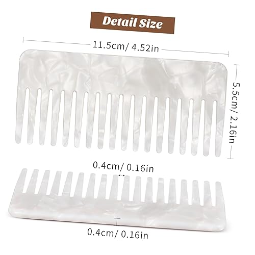Miniatura 2 de FOMIYES Peines de pelo para mujer, decoración retro, peines de corte de pelo, peine de peluquería, juego de peine para peluquería, peine para