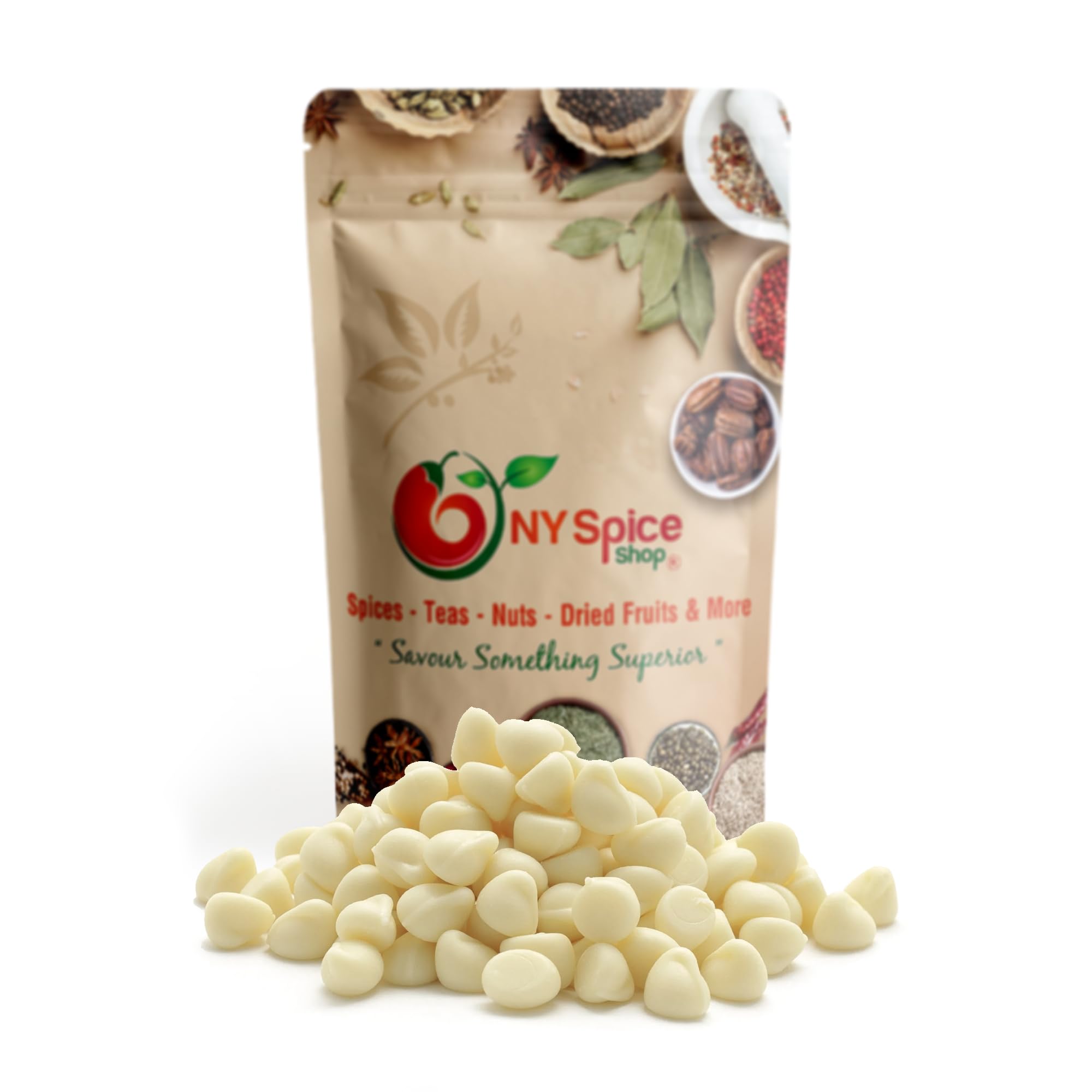 NY Spice Shop Chips Collection (1 Pound, White Chocolate Chips)