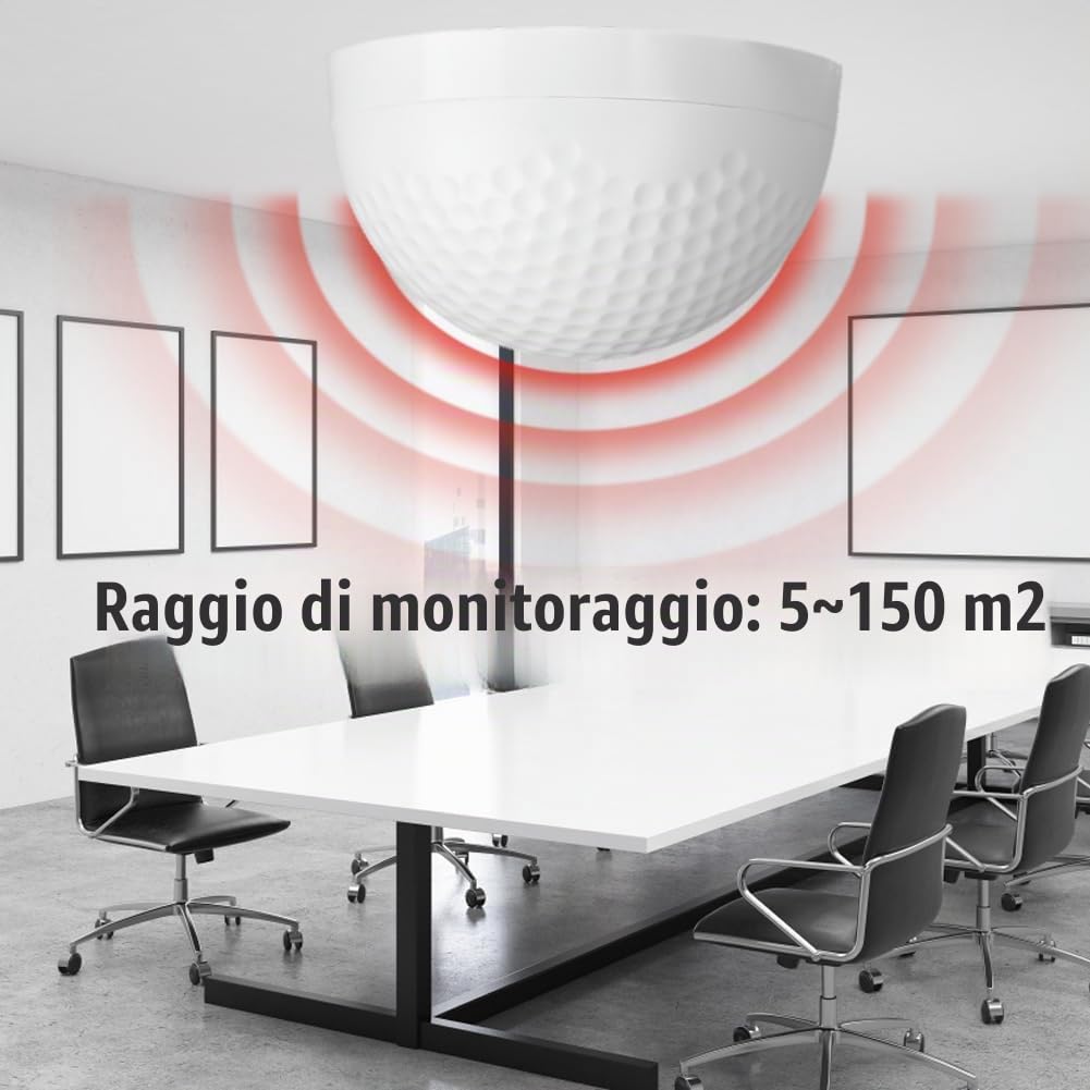 Joyzan Dispositivo Pickup Audio Microfono, Microfono Audio Pickup Alta Sensibilità Amplificato 100 Metri Quadrati Ampia Gamma di Monitoraggio Registratore Vita per Telecamere Sicurezza CCTV