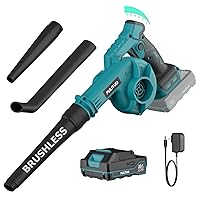 Soffiatore a Batteria, Soffiatore Elettrico 20V con Batteria