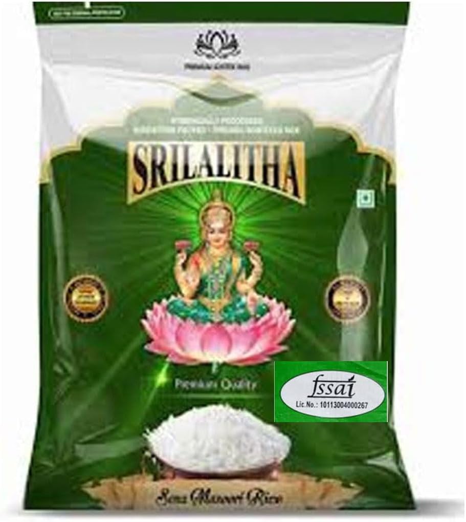 Sri Lalitha Sona Masoori Rice, 5 kg