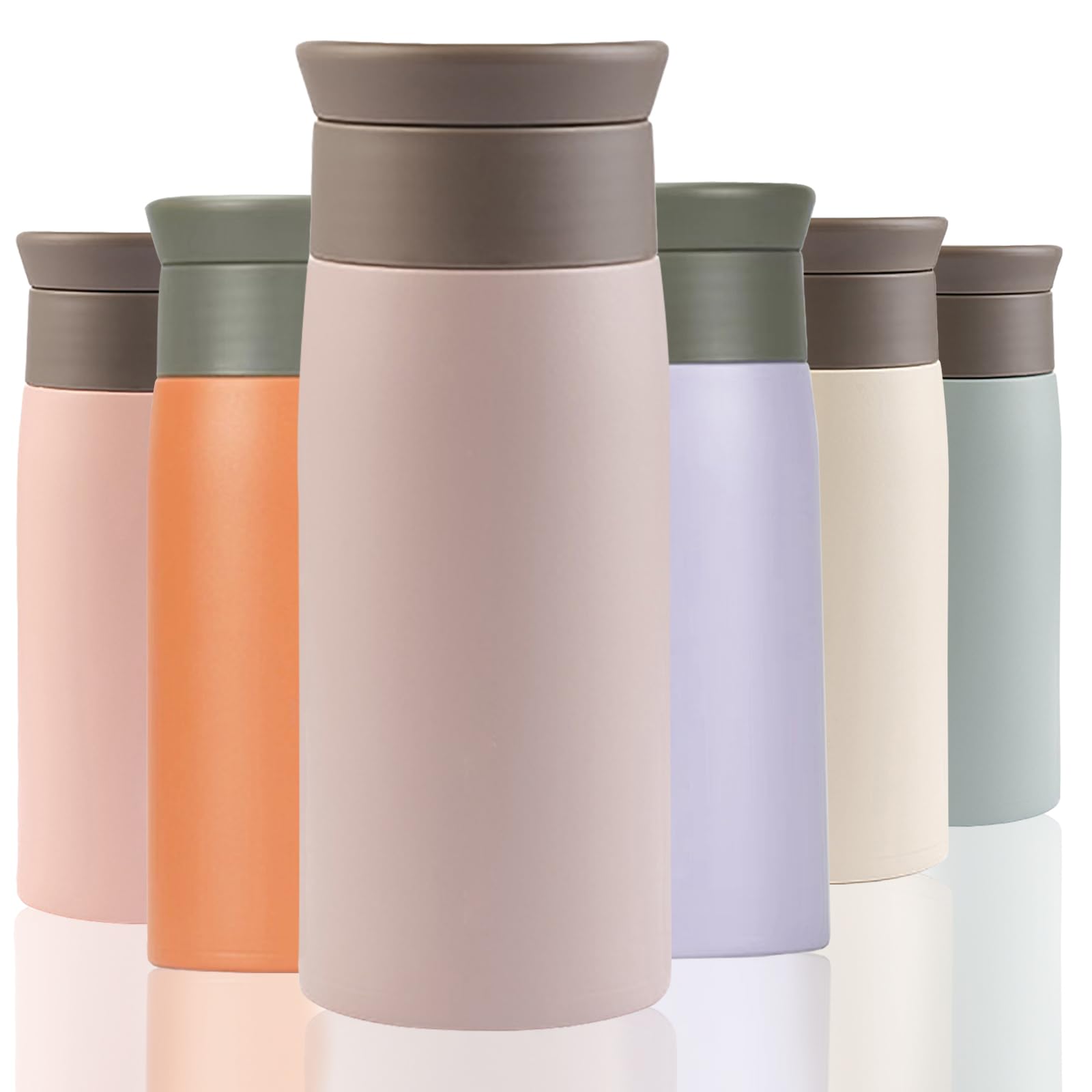 Thermal Flask for Hot Drink 350ml Coffee Cup Travel Mug, Insulated Travel Coffee Mug