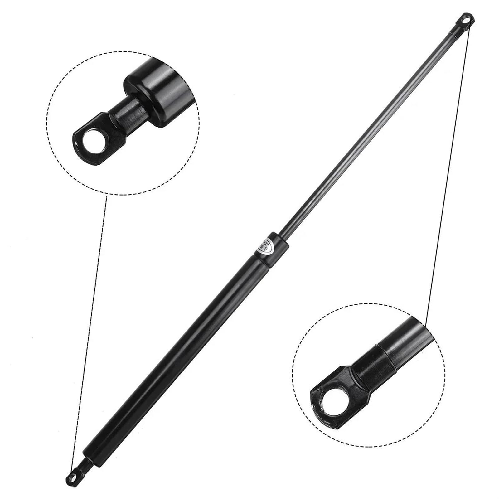 Amortiguador 560mm 150-450N 2 Uds Barra Puntales Gas Capó Maletero Puerta Trasera Barra Soporte Elevación Gas Resorte Gas Cama para Autobús Camión Barco Resorte De Gas Capó(350N)