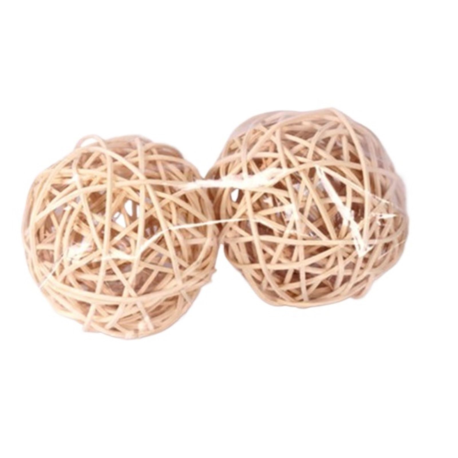 ZUXWUX Rattan Balls Home Ornament Decoration