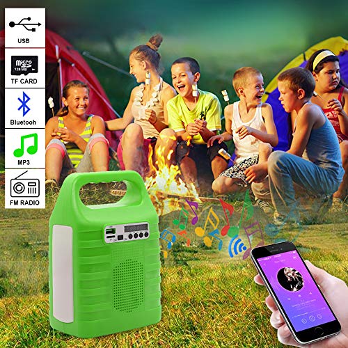Pabho Solar Generator portable power station with Solar Panel Included Solar Power Bank Generator Solar Powered Generators KitFor Home Emergency Backup Power Outdoor Camping With Flashlights FM Radio