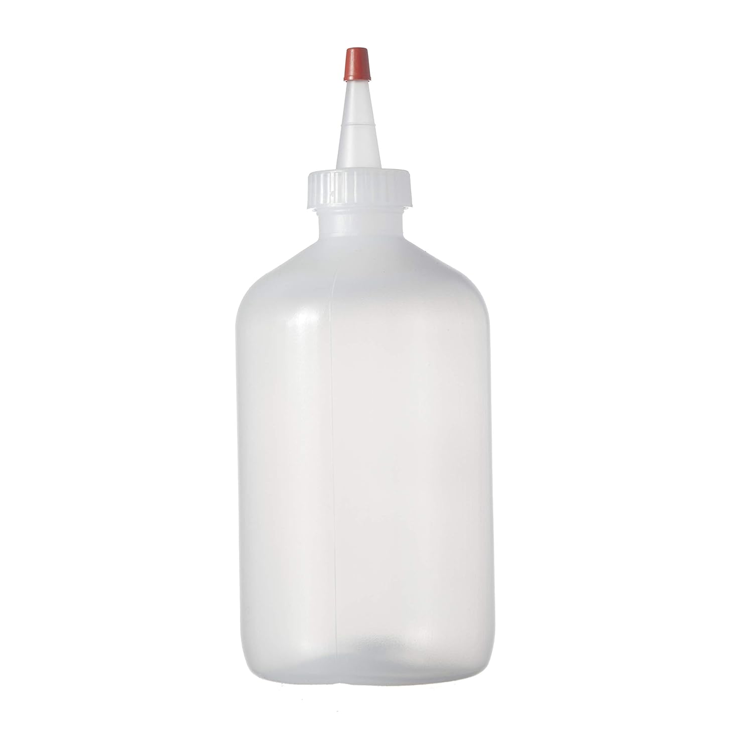Consolidated Plastics Boston Round Bottles with Yorker Dispensing Cap, LDPE, 16 oz., 12 Piece