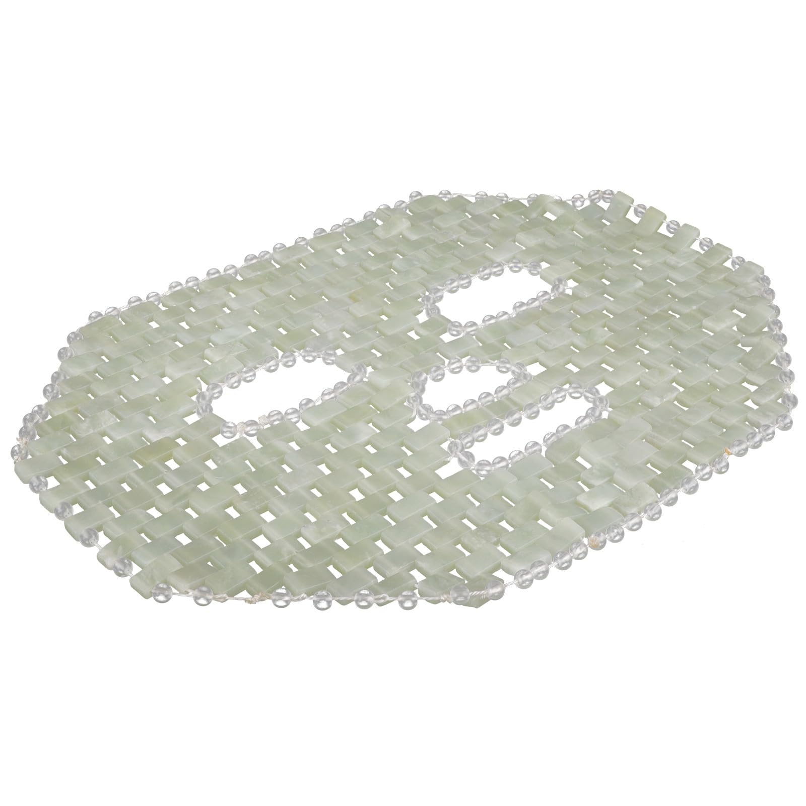 Ciieeo Jade Augenmaske mit Kühl und Wärmefunktion zur Hautpflege und Entspannung für Hause aus Echtem Jade Material als Massagegerät und Augenpflegehilfe