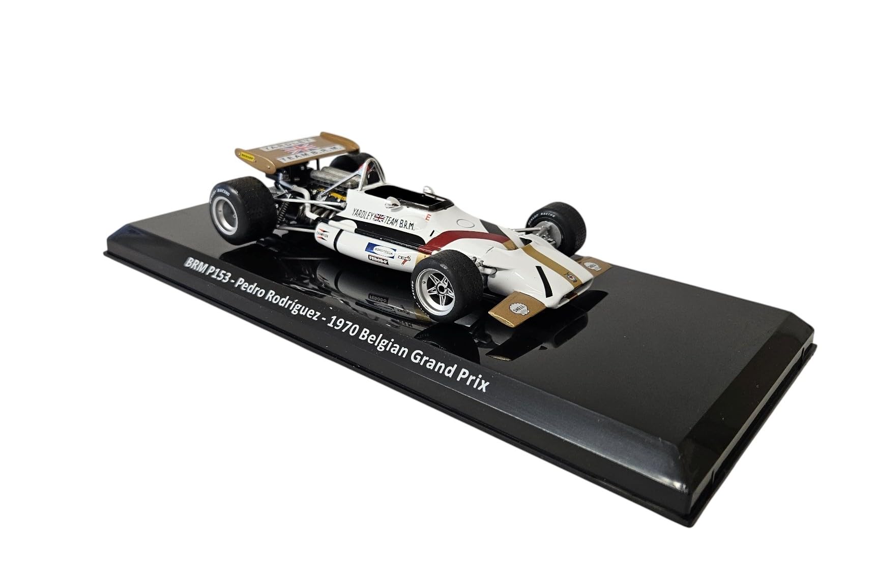 OPO 10 - 1/24 scale Formula 1 car compatible with BRM P153 Pedro Rodríguez 1970 Belgian GP F1 - OR104
