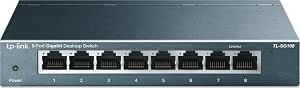 TP-Link 8 Port Gigabit Ethernet Network Switch (TL-SG108)
