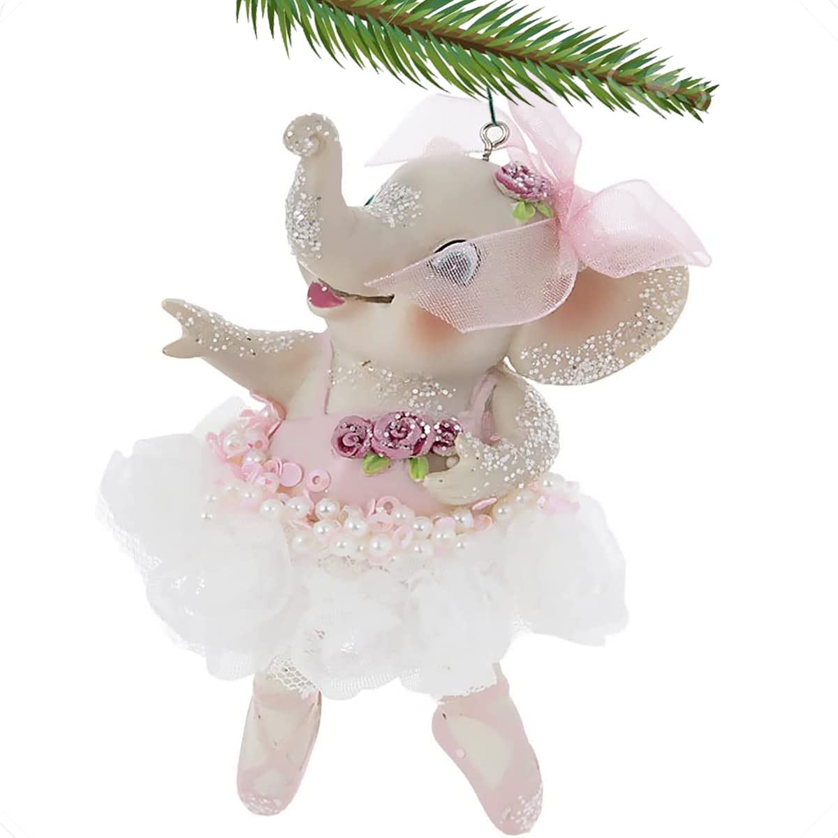 Amazon.co.jp: Christmas Market Ornaments 象 バレリーナ クリスマス