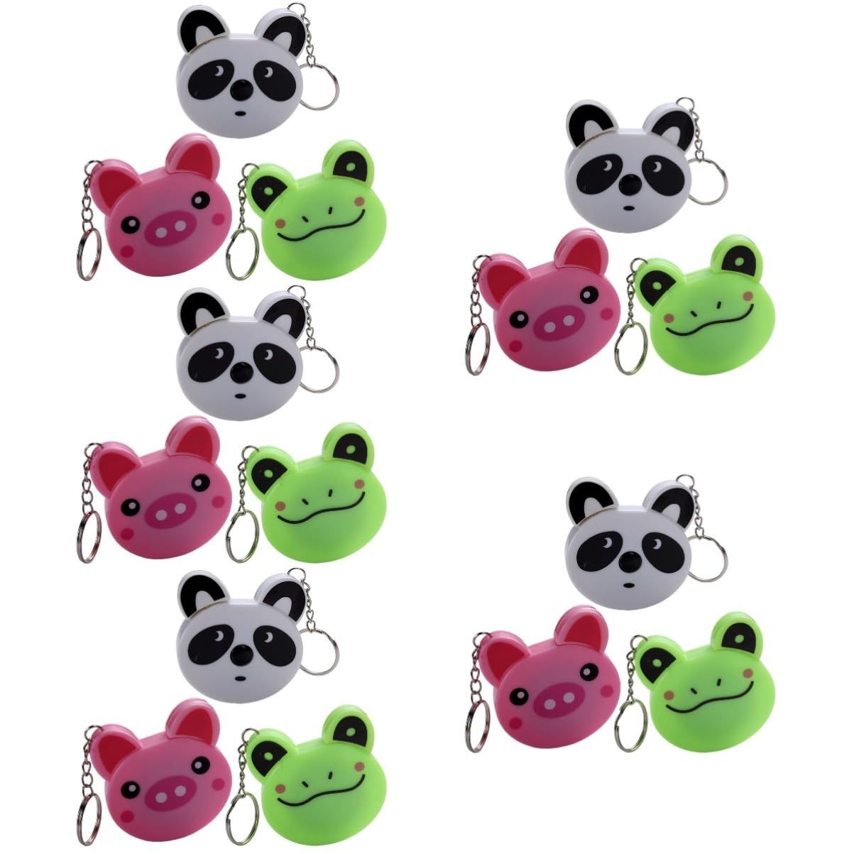 SEWACC 5 Ensembles Ruban Mesurant Rétractable Animaux Tapis De Mesure De Corps Pour Design De Panda Et Outil Pratique Et Portable Pour Couture Maison 3 Pièces * 5