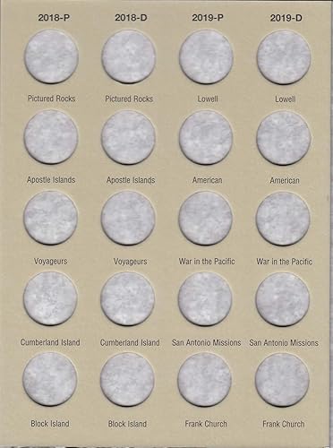 Miniatura 3 de H.E. Harris & Co. Carpeta de monedas del cuarto del Parque Nacional de Washington de EE. UU. Volumen 2 2016  2021 P & D # 2881