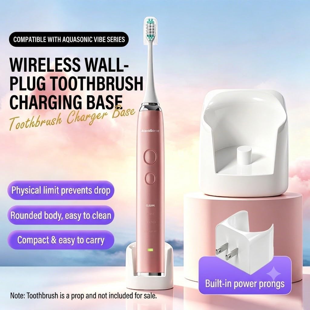 Electric Toothbrush Charger Compatible with AquaSonic Toothbrush
