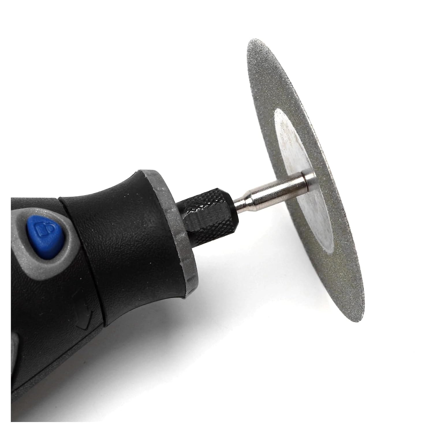 10Pcs 16-60 mm Diamond Cutting Disc Abrasive Wheels Rotary Blades Saw Grinding Cut Off Wheel with Shank 1/8" for Tools(18mm 10Pcs)