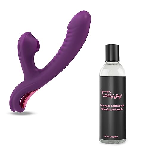 Tracy's Dog Come-Hither Rabbit Sucking Vibrator for Clitoral G Spot Stimulation
