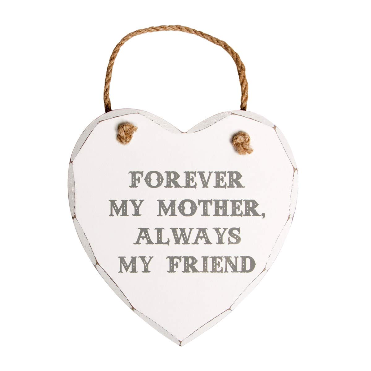 Sass & Belle Rustic Forever My Mother Heart Plaque