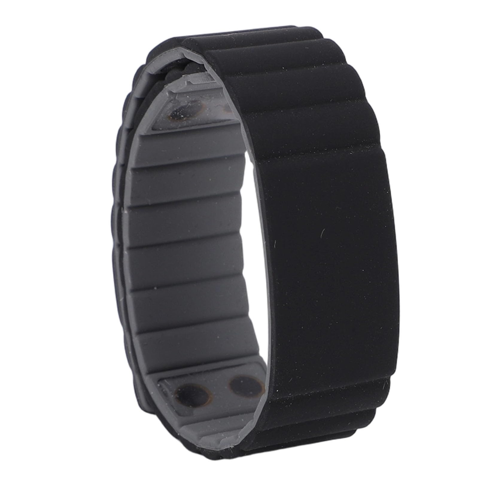 Bracelet Magnétique en Silicone Souple avec 24 Aimants, Tenue Confortable pour le Sport, le Cyclisme, le Fitness, 10 Pouces