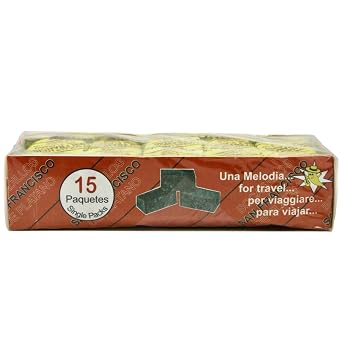 San Francisco Bocadillo de Platano, Traditional Venezuelan Sweet Plantain Candy, 15 Units per Box