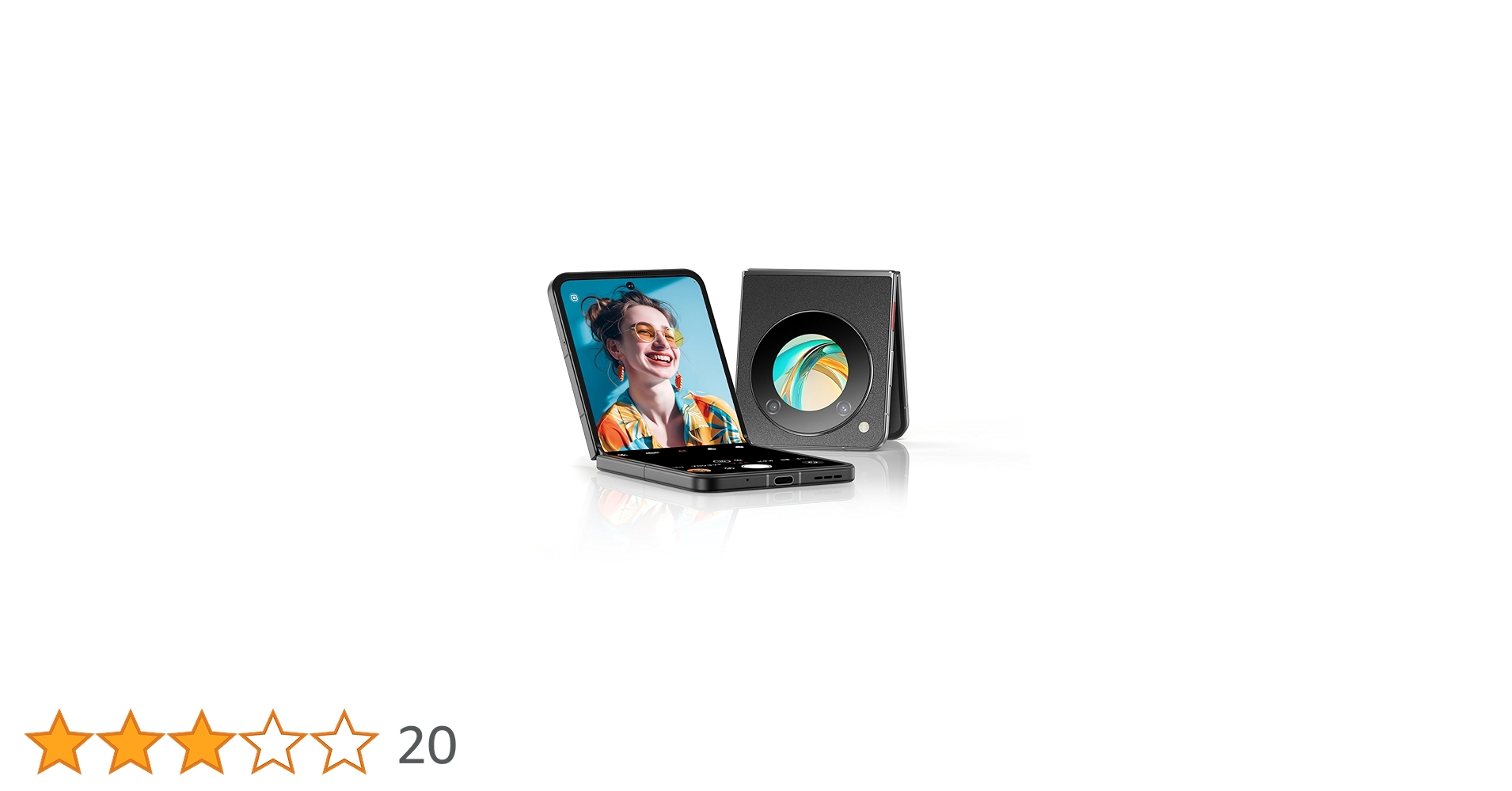 Amazon | nubia Flip 5G ブラック 折りたたみスマホ 6.9インチAMOLED