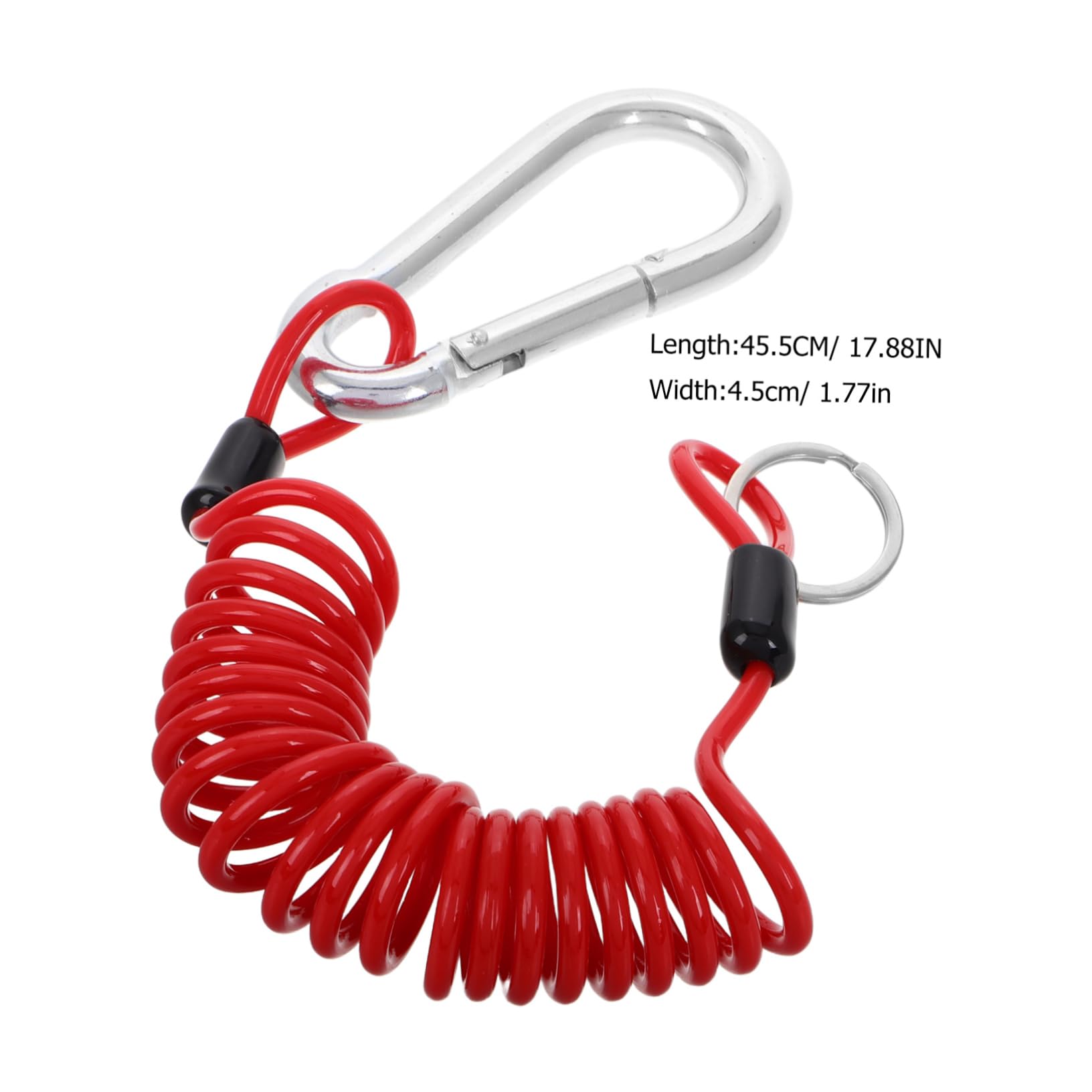 Alipis Trailer Parts Breakaway Cable Spring Coil Heavy Duty Rv Towing Cable Easy Install Enhanced Safety