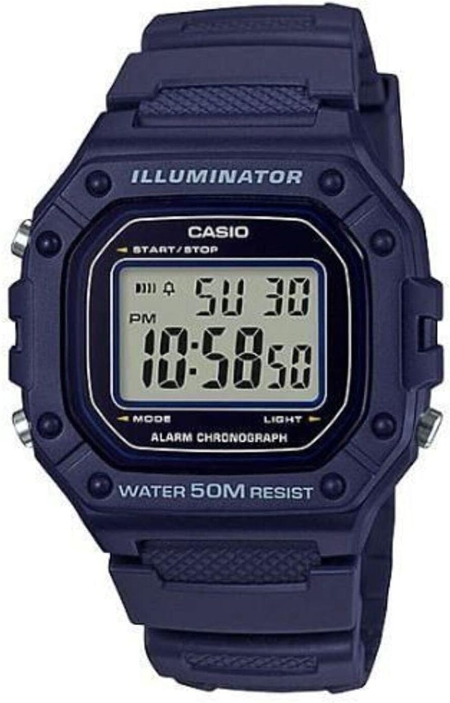 Men's W-218H, blue, Strap