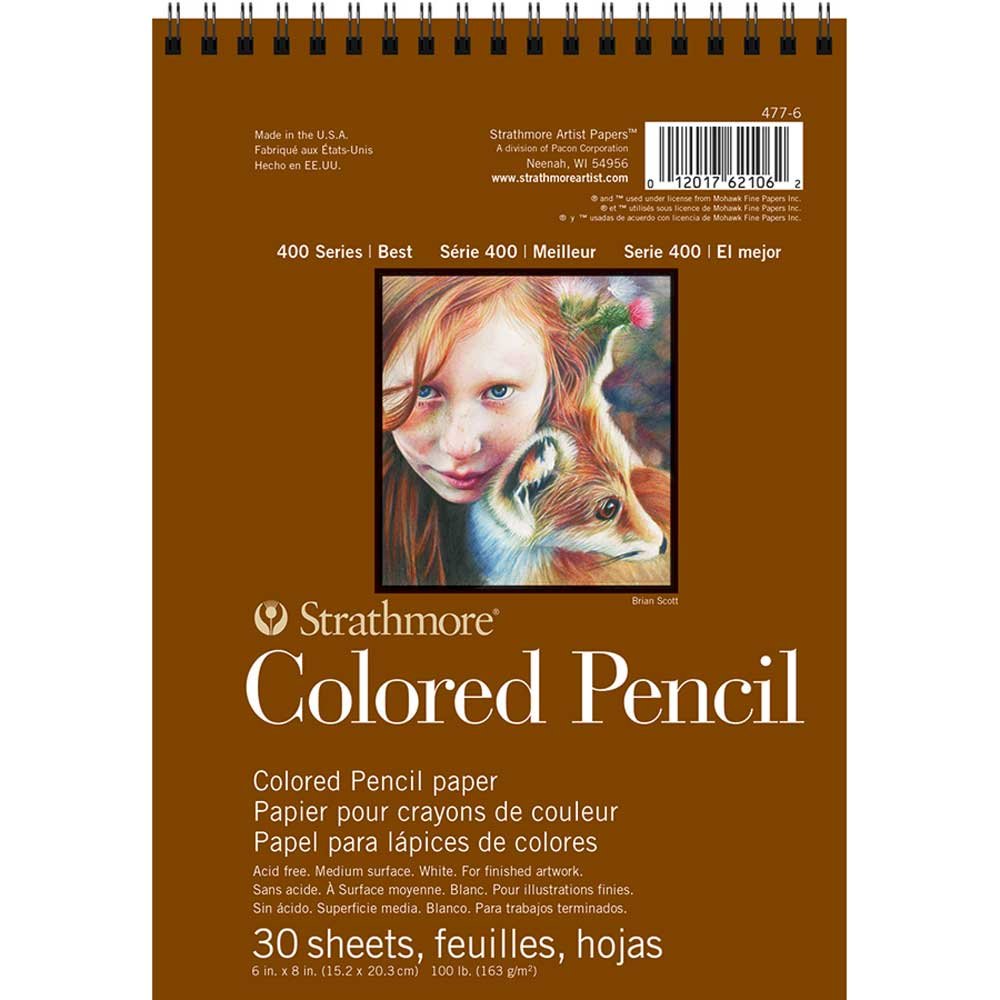 Strathmore 400 Colored Pencil Pad 6X8
