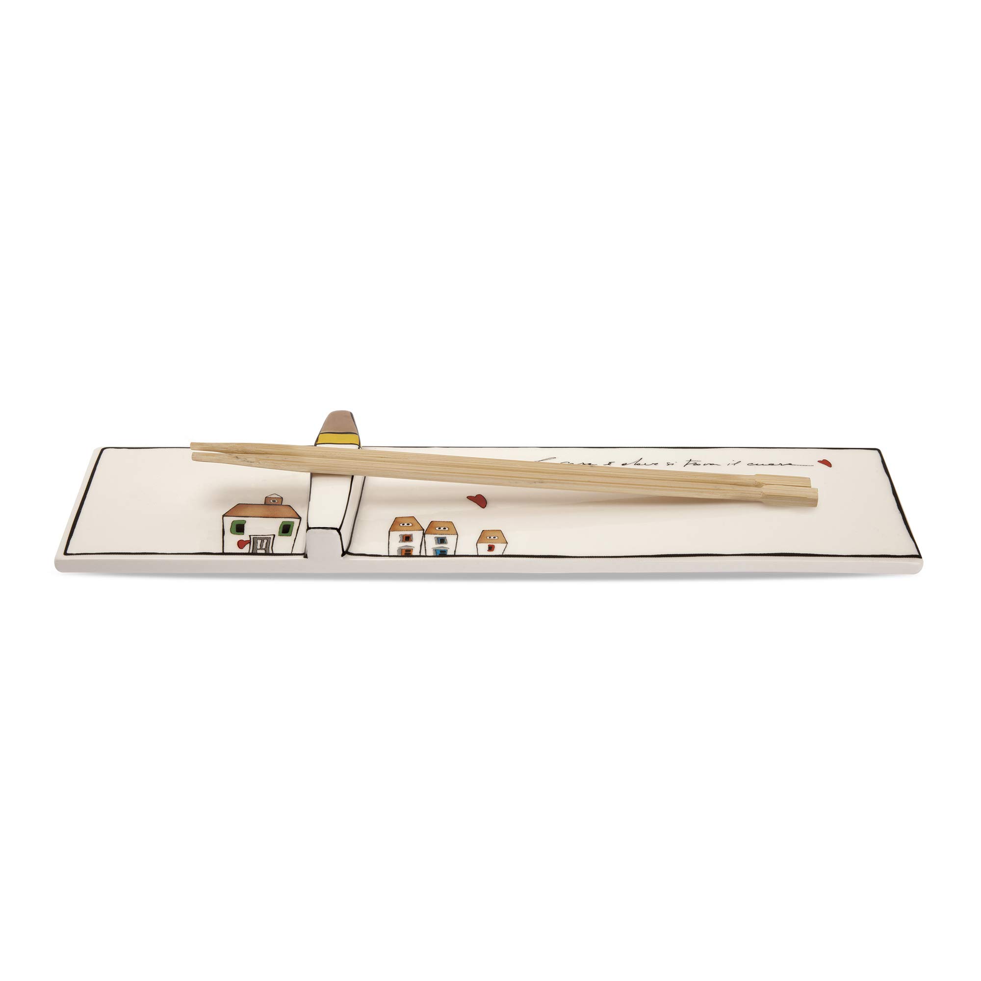 EGAN Tray, Glazed Ceramic, Ivory, Small