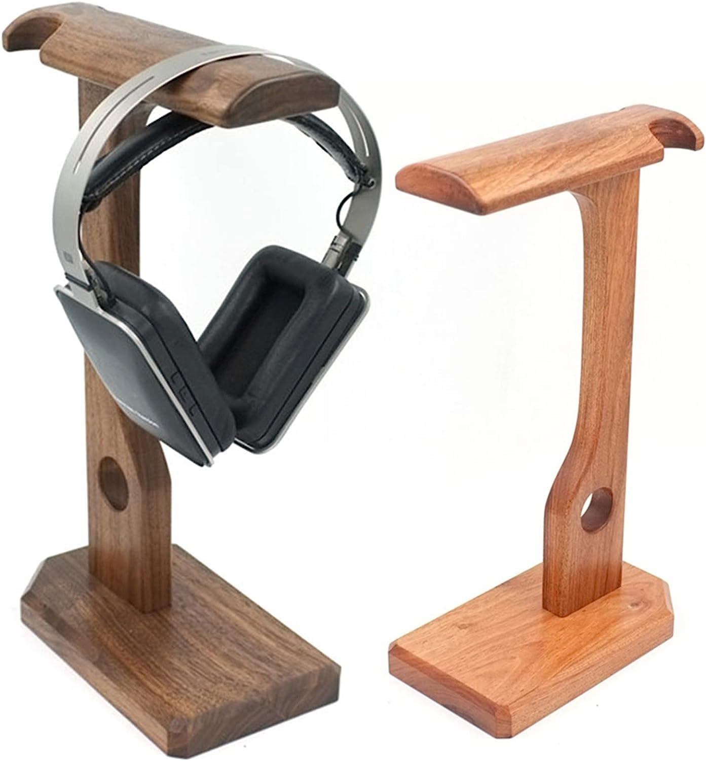 ZUMAHA Nuovo Supporto per Cuffie Supporto per Cuffie Fatto a Mano Supporto per Cuffie in Legno Multifunzionale Espositore da scrivania Appendiabiti per Cuffie Supporto Cuffie