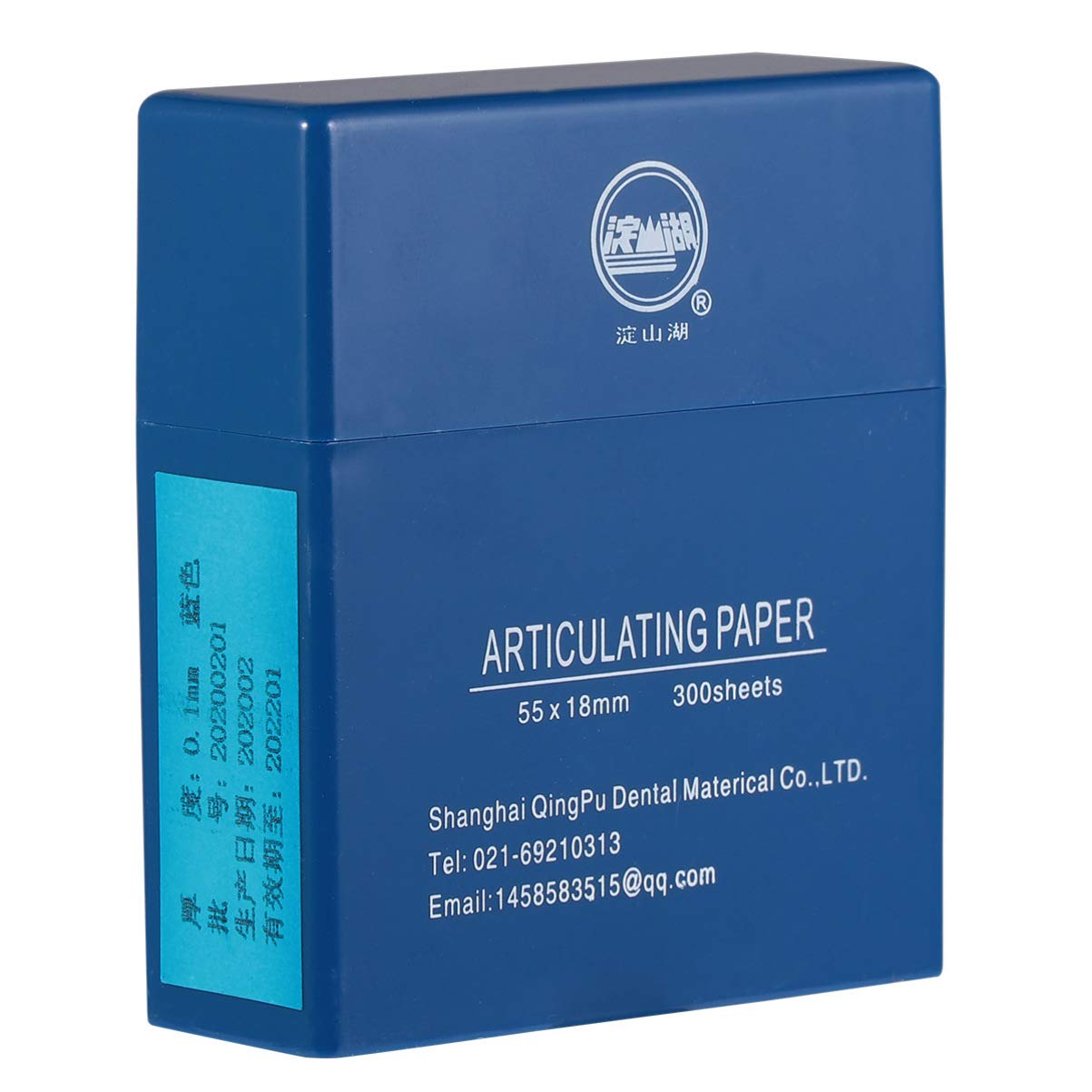MILISTEN Distributeur de papier articulé en plastique antiadhésif lisse pour dentiste dentaire Bleu