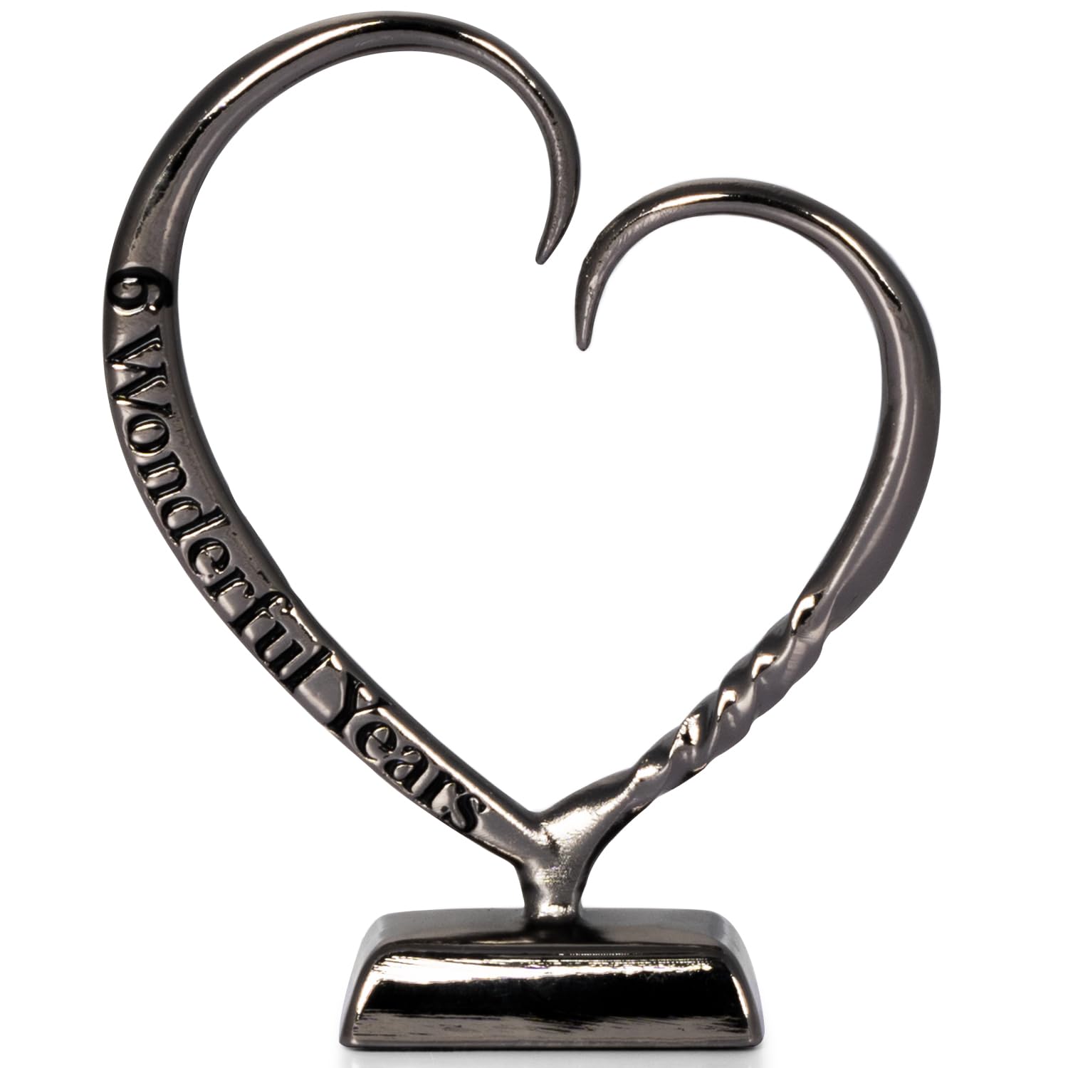 BESZONE 6 Year Anniversary Iron Heart Keepsake