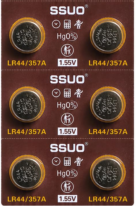 Dreamy LR44, AG13, A76 1.5V Micro Alkaline Button Type Batteries - Pack of 6 Batteries-image-28