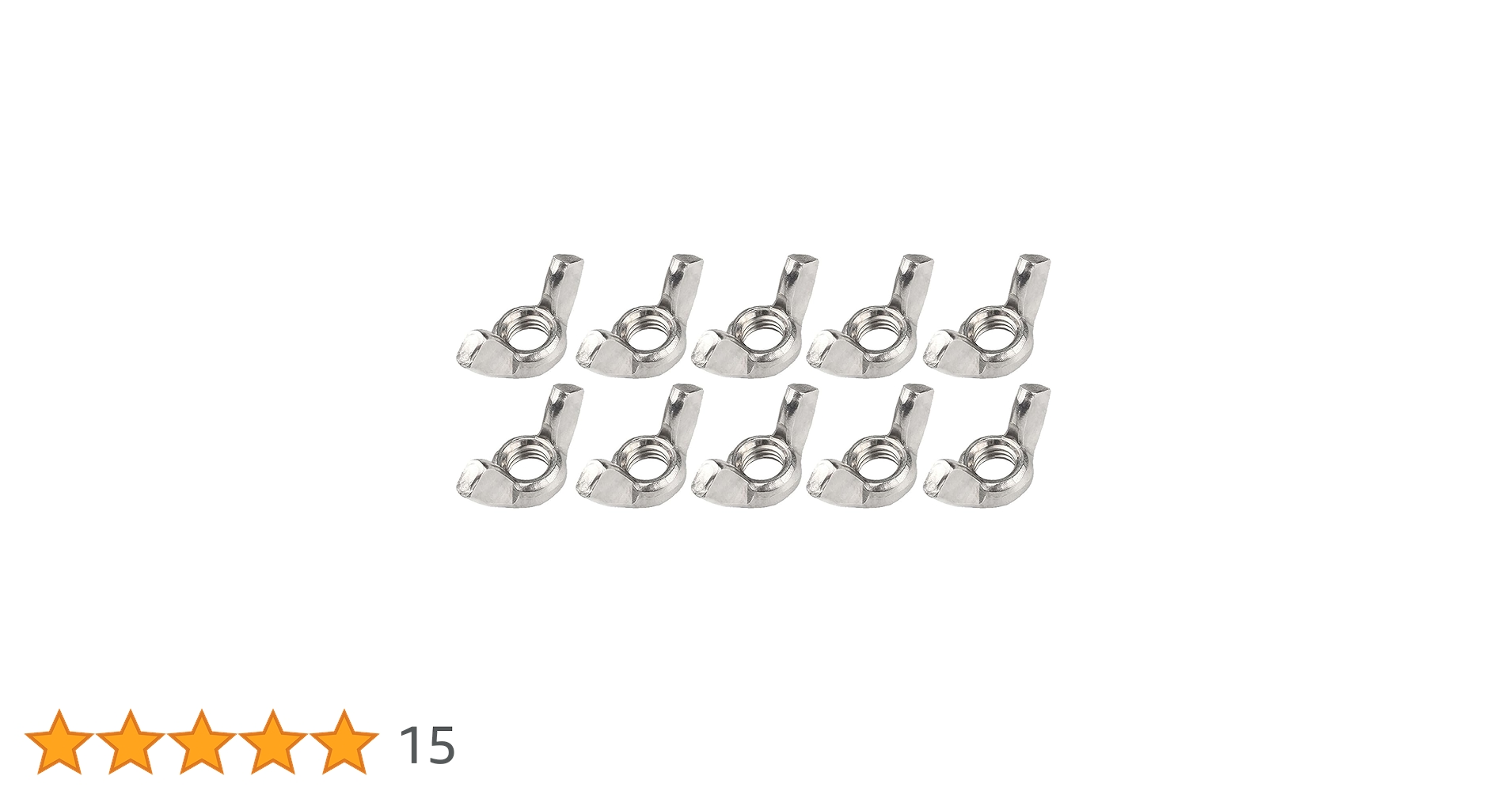 Uxcell Wing Nut Stainless Steel Butterfly Wing Nut Hand Twist Tighten Wing Nuts For Machinery Electronic Equipment