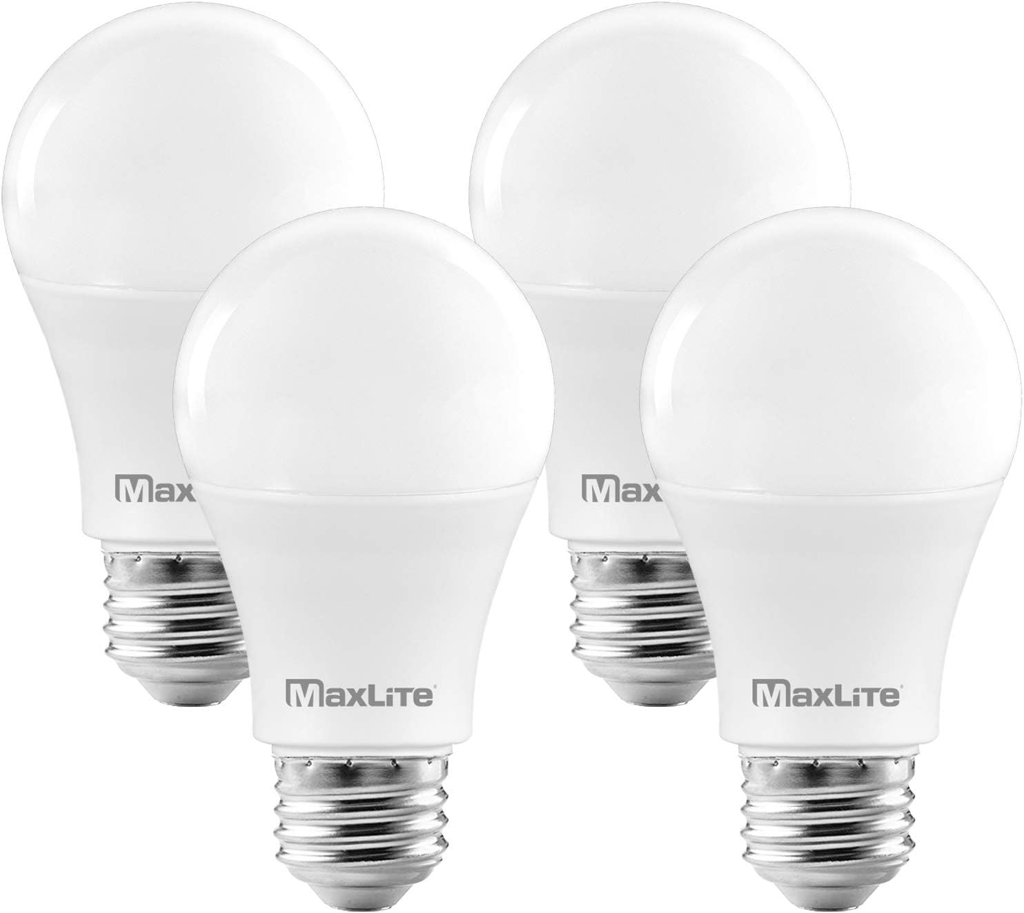 A19 LED Bulb, Enclosed Fixture Rated, 75W Equivalent, 1100 Lumens, Dimmable, E26 Medium Base, 2700K Soft White, 4-Count(4 Pack) …