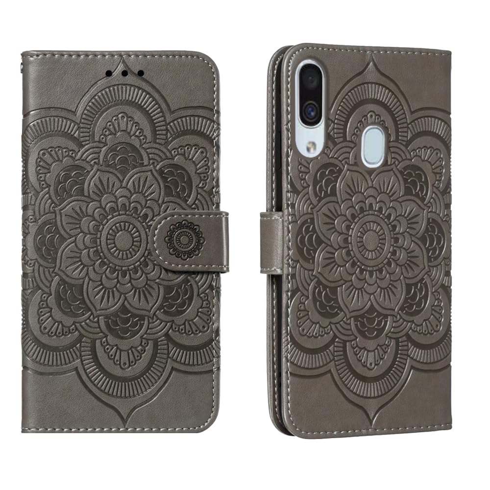 shingtomua for Samsung Galaxy A20 Case Wallet with Card Holder Kickstand Magnetic Soft Leather Flip Fold Case for Samsung ...