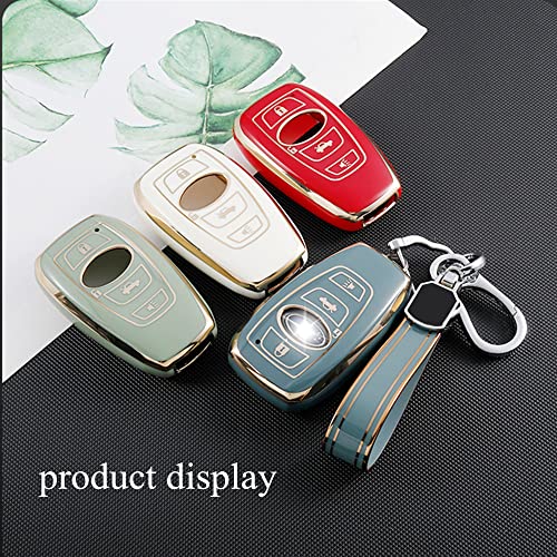 Avgardcat Tpu Key Fob Cover Compatible With Subaru Forester Outback Brz Legacy Crosstrek Accessories 4 Buttons Keychains (Black) #TOP6
