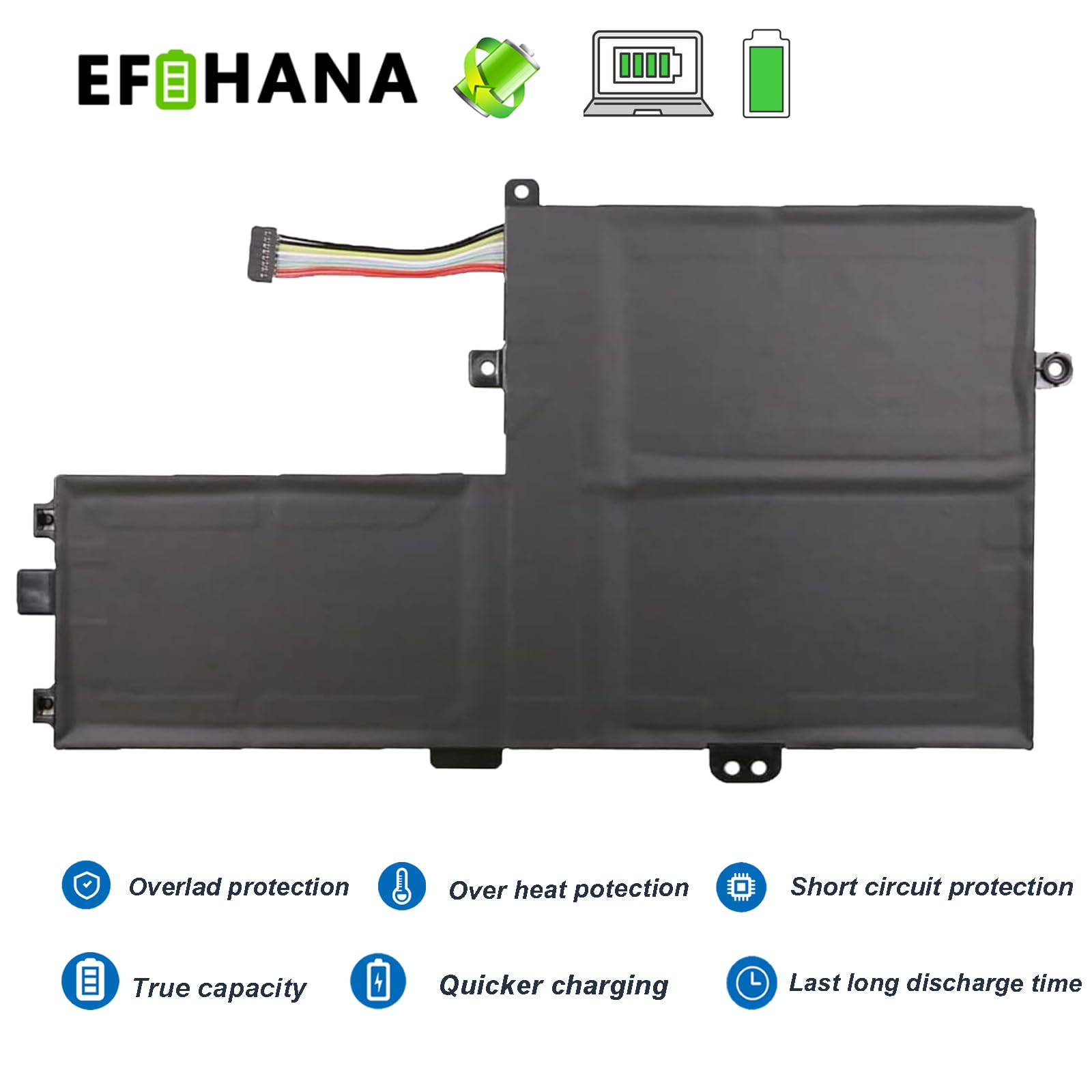 Amazon.com: L18C3PF7 Laptop Battery Replacement for Lenovo IdeaPad