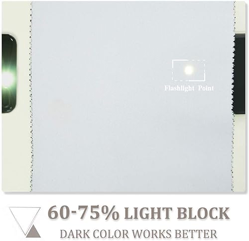 Vista 147 de PONY DANCE - Cortinas opacas con ojales, se venden como 2 piezas Blanco grisáceo