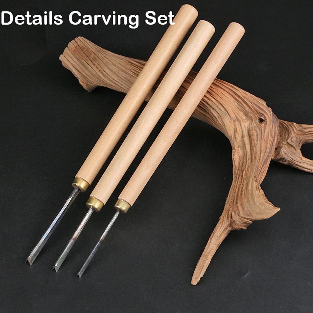 Narzędzia Rzeźbiarskie Dłuta Do Drewna Narzędzia Rzeźbiarskie Dłuto 3 Sztuk/Partia V Typ Handheld Wood Carving Narzędzia Ogólne Szczegóły Dłuta Miernik Gleba Ręcznie Carpency Carving Tools