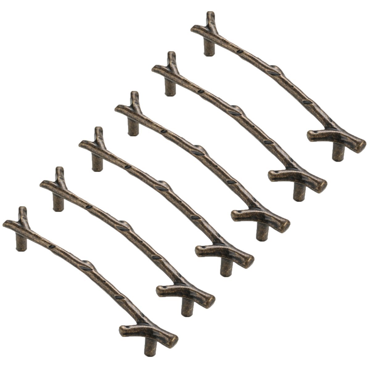Stück Moderne Minimalistische Kreative AST-Zuggriffe für Küchenschränke Kleiderschränke Und Kommodentüren Möbeldekorationszubehör (Lochabstand 128 mm)