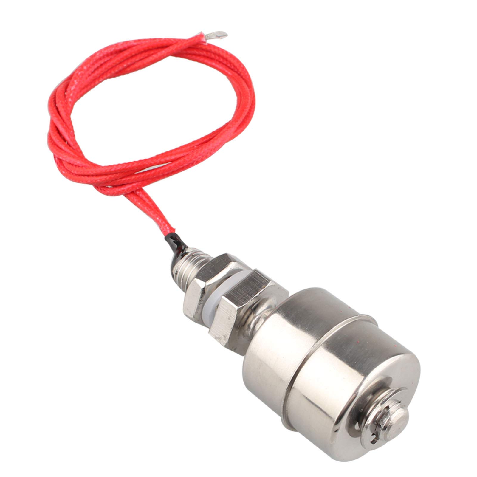 HALJIAStainless Steel Floating Switch Liquid Water Level Control Sensor Stainless Steel Vertical Float Switch Used in Electrical Drainage Level Control and Alarm L= 45mm